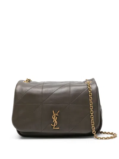 Saint Laurent Light Musk Calf Leather Handbag For Women In Brown