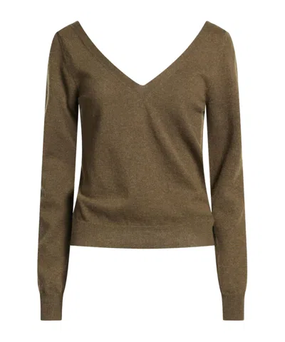Saint Laurent Lightweight Cashmere Knit Sweater In Green