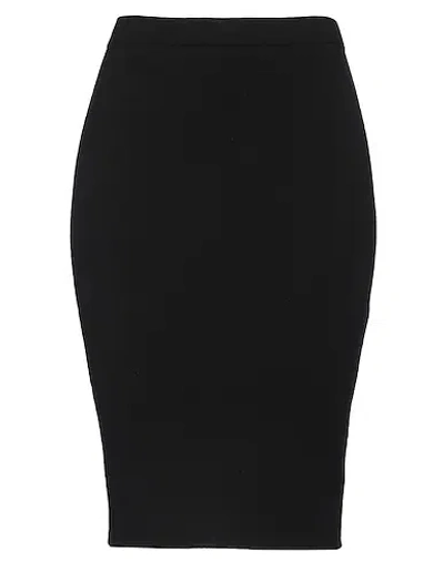 Saint Laurent Lightweight Knitted Skirt In Black