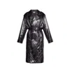 Saint Laurent Lightweight Padded Coat In Black