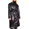 Saint Laurent Lightweight Padded Coat In Black