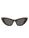 Saint Laurent Lily Sunglasses In Brown