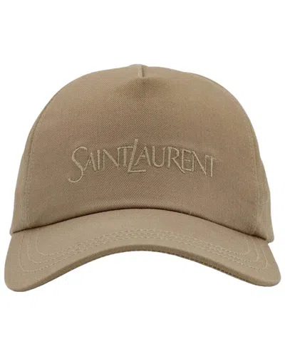 Saint Laurent Linen-blend Cap