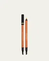 Saint Laurent Lines Liberated Dual-ended Waterproof Eyeliner In 12 Obsessive Tangerine