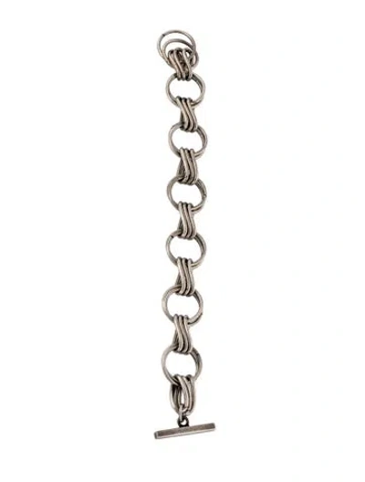 Pre-owned Saint Laurent Link Bracelet, 6.5" In Multicolor