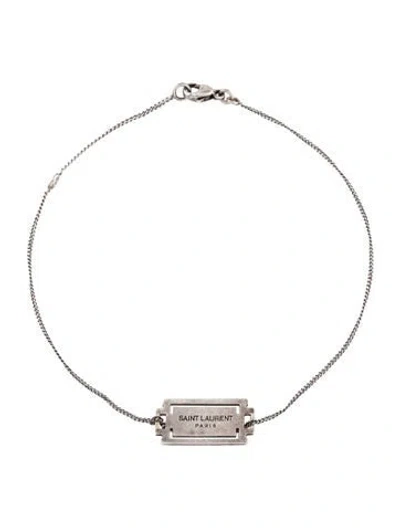 Pre-owned Saint Laurent Link Bracelet, 9" In Multicolor