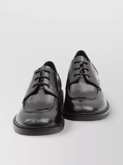 Saint Laurent Lino Derbies In Smooth Leather