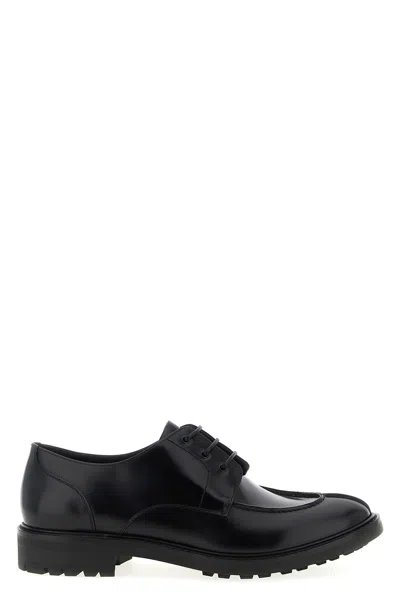 Saint Laurent 'lino' Lace Up Shoes In Black