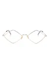 Saint Laurent Lisa Glasses In Gold