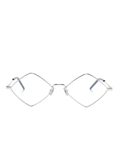 Saint Laurent Eyewear Eyewear In Silver-silver-transparent