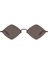 Saint Laurent Lisa Sunglasses In Brown
