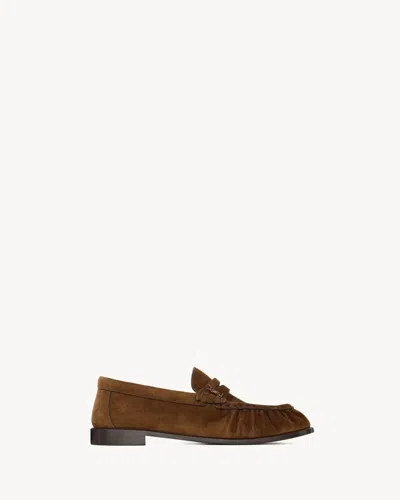 Saint Laurent Loafer 15 Moc In Brown