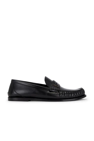 Saint Laurent Loafer In Black