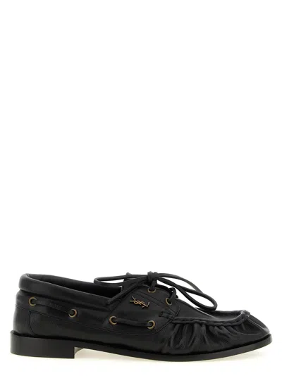 Saint Laurent Loafer In Black