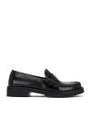 Saint Laurent Monogram Loafers In Calfskin In Nero