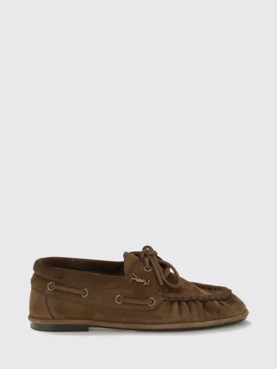 Saint Laurent Loafer Woman Color Brown