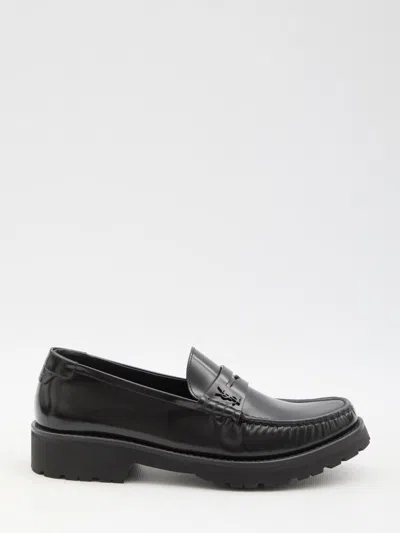 Saint Laurent Loafers In Black
