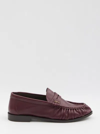Saint Laurent Loafers Le Loafer In Red
