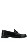 Saint Laurent Le Loafer Moccasins In Shiny Leather Scarpe Basse Black In Black