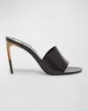 Saint Laurent Open-toed High-heeled Sandals In Black