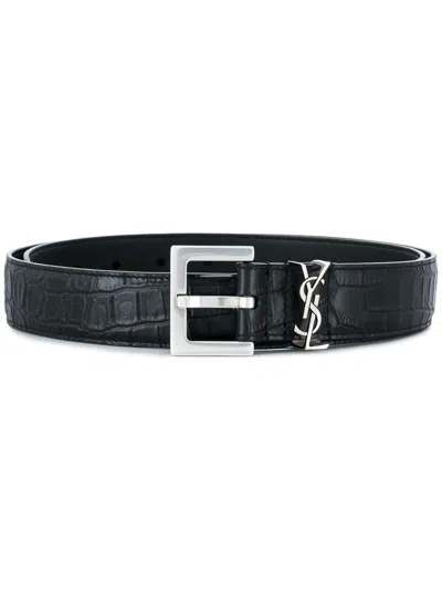 SAINT LAURENT SAINT LAURENT LOGO BELT ACCESSORIES
