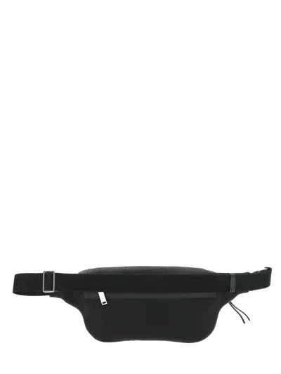 Saint Laurent Logo Belt Bag In Black