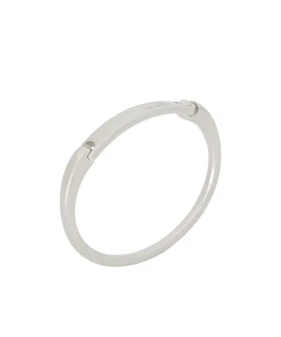 Saint Laurent Logo Bracelet In White