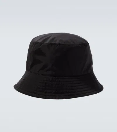 Saint Laurent Logo Bucket Hat In Black
