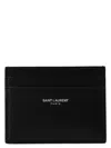 Saint Laurent Logo Card Holder Wallets And Card Holders Black