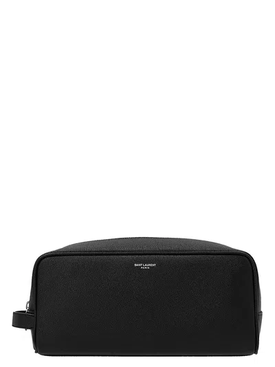 Saint Laurent Logo Case Beauty Black