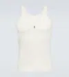 Saint Laurent Canottiera Cassandre In White
