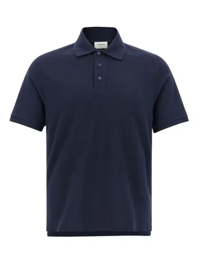 SAINT LAURENT SAINT LAURENT LOGO COTTON POLO SHIRT