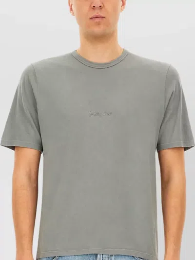 Saint Laurent Logo Cotton T-shirt
