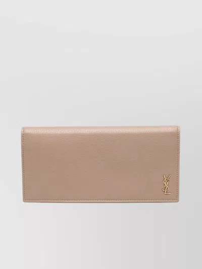 Saint Laurent Logo Detail Cardholder Zip Compartment