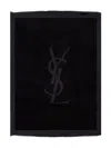 Saint Laurent Logo-detail Scarf In Black