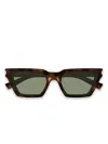 Saint Laurent Calista Acetate Cat-eye Sunglasses In Brown