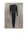 Saint Laurent Logo Dress In Black