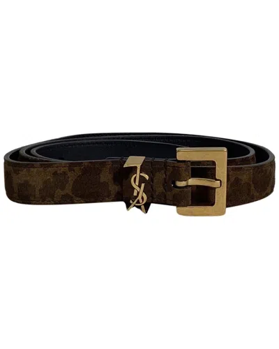 Saint Laurent Logo-embellished Belt