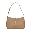 Saint Laurent Le 5 A 7 Ysl Shoulder Bag In Smooth Leather In Brown