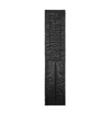 Saint Laurent Quilted Logo Scarf Wraparound Style In Black