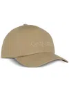 Saint Laurent Logo-embroidered Baseball Cap In Neutrals