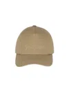 Saint Laurent Logo Embroidery Baseball Cap In Nude