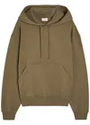 Saint Laurent Hoodie With Logo In Green