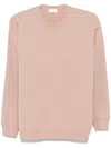 Saint Laurent Cotton Logo Sweatshirt In Rosa