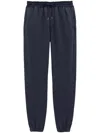Saint Laurent Drawstring-waist Track Pants In Blue