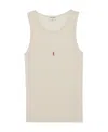 Saint Laurent Canottiera Cassandre In Nude