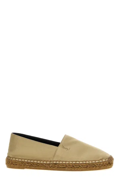 SAINT LAURENT SAINT LAURENT LOGO EMBROIDERY ESPADRILLES