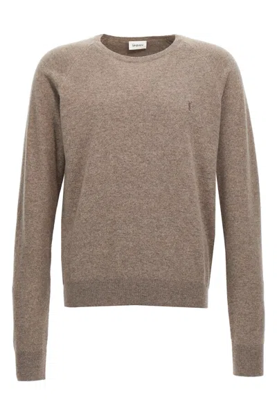 SAINT LAURENT SAINT LAURENT LOGO EMBROIDERY SWEATER