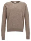 Saint Laurent Cassandre Cashmere Sweater Men In Neutral