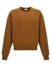 Saint Laurent Logo-embroidered Cotton Sweatshirt